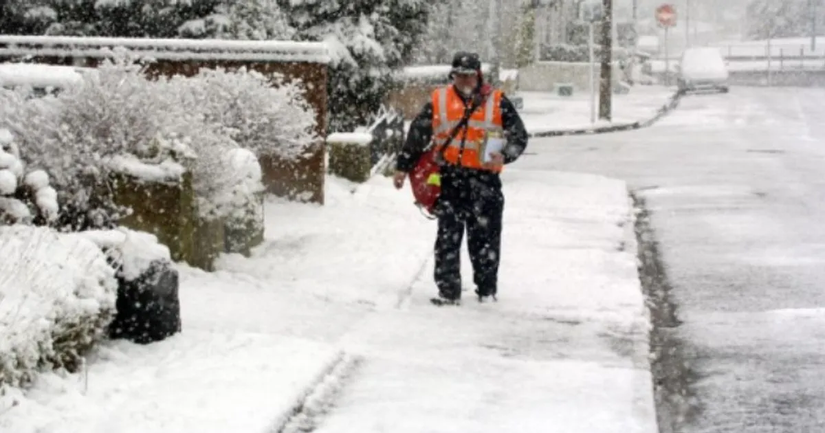 Met Office warns parts of the UK may see snow on Monday